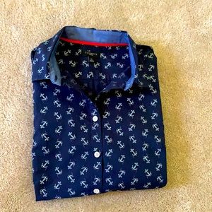 Talbots Anchor Button Down